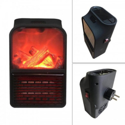 Портативный обогреватель FLAME HEATER 1000 Вт с имитацией камина Портативный обогреватель FLAME HEATER 1000 Вт с имитацией камина