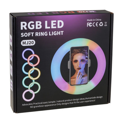 LED лампа RGB MJ20 20 cm. Чорний LED лампа RGB MJ20 20 cm. Чорний