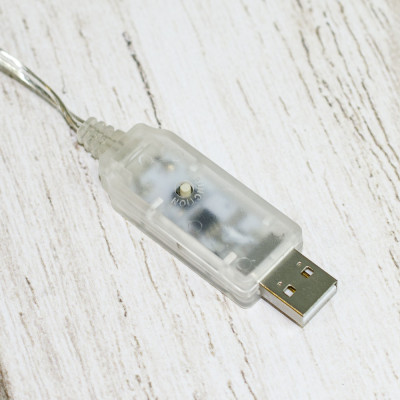Гирлянда светодиодная No Brandrva LED 100 от USB Синий (hub_ghlhd1)