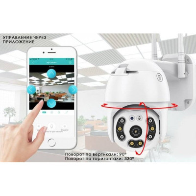 Уличная IP 4G SIM камера видеонаблюдения поворотная Rangecam 4GN3 WIFI 360° 2.0mp Уличная IP 4G SIM камера видеонаблюдения поворотная Rangecam 4GN3 WIFI 360° 2.0mp