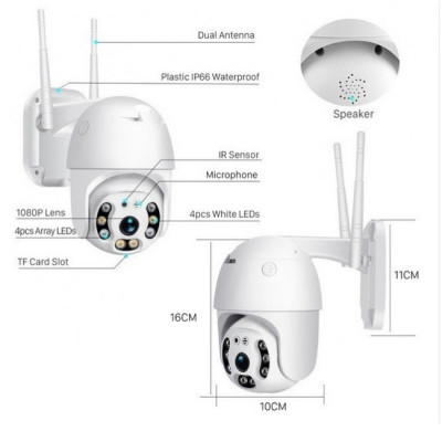 Уличная IP 4G SIM камера видеонаблюдения поворотная Rangecam 4GN3 WIFI 360° 2.0mp Уличная IP 4G SIM камера видеонаблюдения поворотная Rangecam 4GN3 WIFI 360° 2.0mp