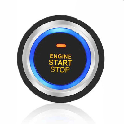 Система запуска двигателя кнопка Smart System START-STOP универсальная с подсветкой и режимом старта на холодную Система запуска двигателя кнопка Smart System START-STOP универсальная с подсветкой и режимом старта на холодную