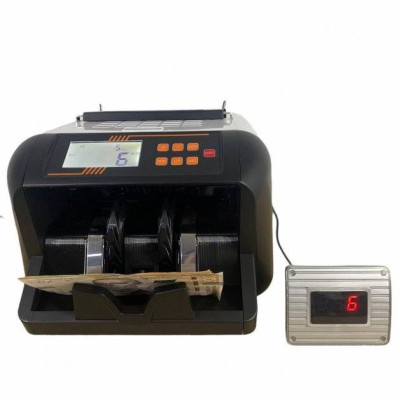 Машинка счетная для денег Bill Counter UV-MG 555 портативный счетчик банкнот с ультрафиолетовым и магнитным сканером-детектором Машинка счетная для денег Bill Counter UV-MG 555 портативный счетчик банкнот с ультрафиолетовым и магнитным сканером-детектором