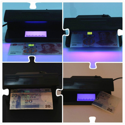 Компактный детектор валют ультрафиолетовый UV Light Detector 318 лампа для проверки денег от сети 220В