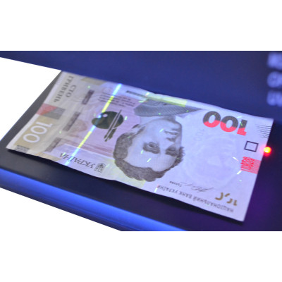 Компактный детектор валют ультрафиолетовый UV Light Detector 318 лампа для проверки денег от сети 220В