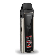 Под-система солевая электронная сигарета Smoant SANTI 40W Pod Kit 1100mAh 3.5ml SS (sn1339-hbr)