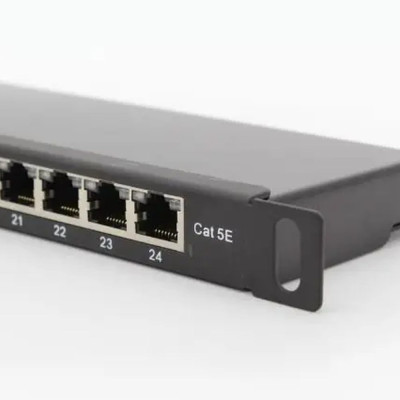 Патч-панель Hypernet 24 порта FTP 0.5U кат. 6е 19 Патч-панель Hypernet 24 порта FTP 0.5U кат. 6е 19