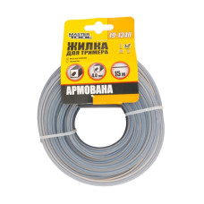 Лісочка для тримера MASTERTOOL армована 4.00 мм 15 м