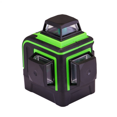 Уровень лазерный MASTERTOOL H360+2хV360 3 лазерные головки GREEN 0.2 мм/м 10 м Li-ion сумка 30-1913