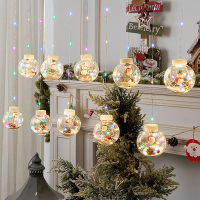 Светодиодная гирлянда Lesko Y005 Snowman Цветной свет Светодиодная гирлянда Lesko Y005 Snowman Цветной свет