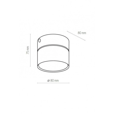 Точечный светильник SPACE 1 WH TK-Lighting 3390