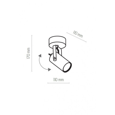 Точечный светильник REDO 1 BK TK-Lighting 6500 Точечный светильник REDO 1 BK TK-Lighting 6500