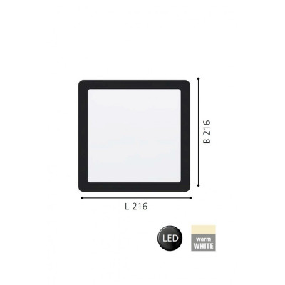 Точечный светильник FUEVA 5 w21,6 LED NW BK Eglo 99189 Точечный светильник FUEVA 5 w21,6 LED NW BK Eglo 99189