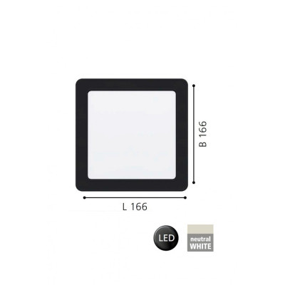 Точечный светильник FUEVA 5 w16,6 LED NW BK Eglo 99188 Точечный светильник FUEVA 5 w16,6 LED NW BK Eglo 99188
