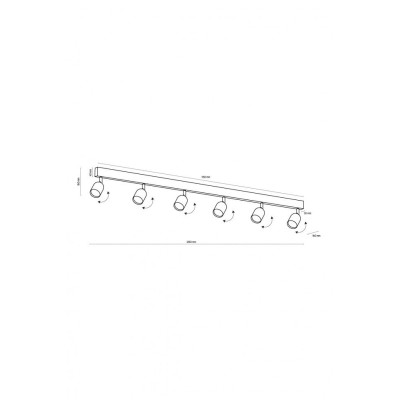 Спот TOP 6 WH TK-Lighting 1026 Спот TOP 6 WH TK-Lighting 1026