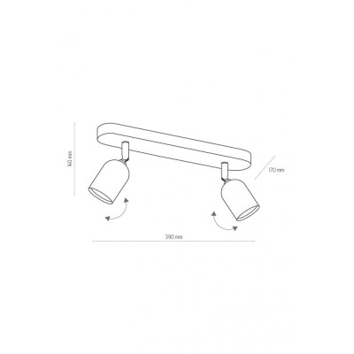 Спот TOP 2 WH TK-Lighting 4412 Спот TOP 2 WH TK-Lighting 4412