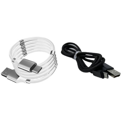 Набір магнітний кабель SuperCalla LIGHTNING та Кабель USB-microUSB (vol-1459)
