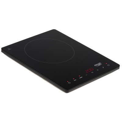 Индукционная плита настольная Adler AD 6513 2000W 365х45х290 мм Черная Индукционная плита настольная Adler AD 6513 2000W 365х45х290 мм Черная