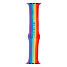 Ремешок Anchor для Apple Watch Band Silicone One-Piece Size-S 38 / 40mm Цвет Rainbow