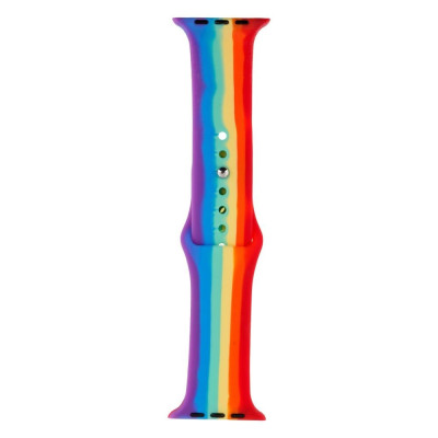 Ремешок Anchor для Apple Watch Band Silicone One-Piece Size-S 38 / 40mm Цвет Rainbow