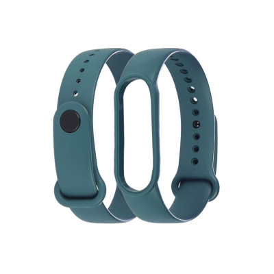 Ремешок силиконовый Anchor для Xiaomi Mi Band 5/ 6 Темно-бирюзовый