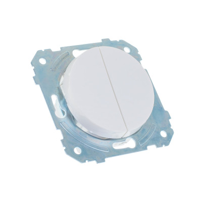 Выключатель Brille WB-2V2 Белый 42-273