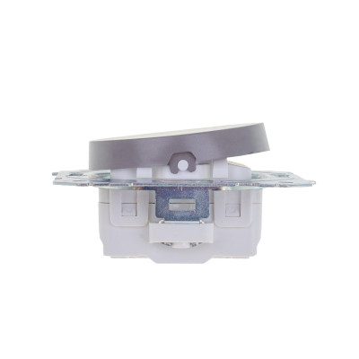 Выключатель Brille WB-2V Серый 42-272 Выключатель Brille WB-2V Серый 42-272