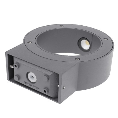 LED подсветка Brille Пластик 10W AL-246 Серый 34-209