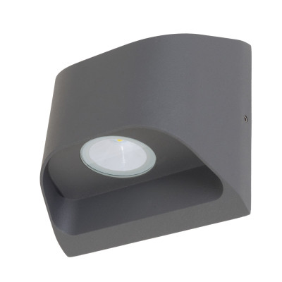 LED подсветка Brille Пластик 4W AL-283 Серый 34-300