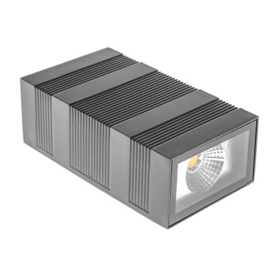 LED подсветка Brille Пластик 6W AL-218 Черный 34-179