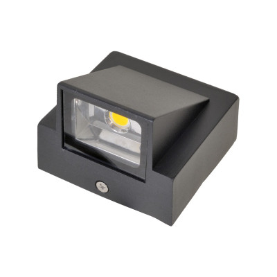 LED подсветка Brille Металл 3W AL-224 Черный 34-327
