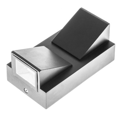 LED подсветка Brille Пластик 6W AL-224 Черный 34-185