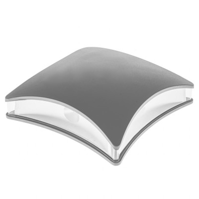 LED подсветка Brille Пластик 8W AL-225 Серый 34-186