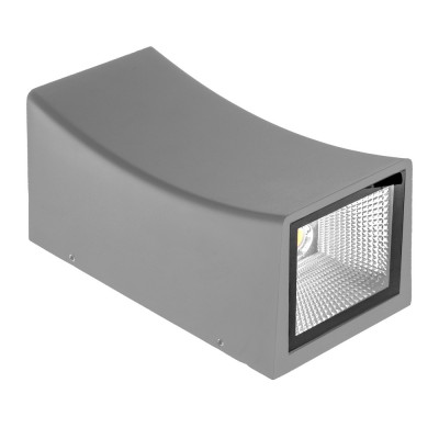 LED подсветка Brille Пластик 10W AL-233 Серый 34-195