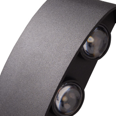 LED подсветка Brille Металл 1W AL-264 Черный 34-333