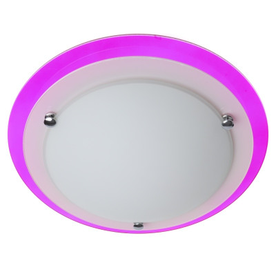 Светильник настенно-потолочный Brille 60W W-188 Розовый