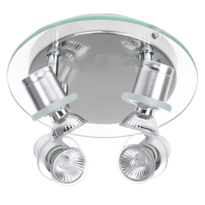 Светильник спот Brille Стекло 40W HTL-54 Серебристый 176192