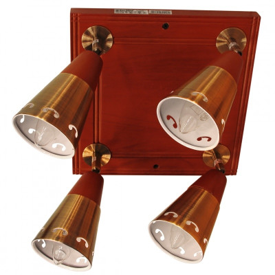 Светильник спот Brille Металл 40W HTL-64 Коричневый 176198