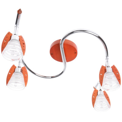 Светильник спот Brille Металл 40W HTL-70 Коричневый 176214 Светильник спот Brille Металл 40W HTL-70 Коричневый 176214