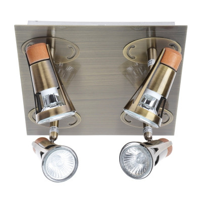 Светильник спот Brille Металл 50W HTL-98 Бронзовый 176303