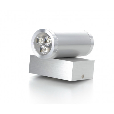 Светильник настенный Brille Металл 6W LED-202 Серебристый 176469