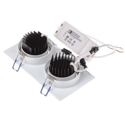 Светильник потолочный led встроенный Brille 10W LED-173 Белый Светильник потолочный led встроенный Brille 10W LED-173 Белый