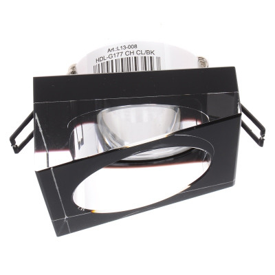 Декоративный точечный светильник Brille HDL-G177 Черный L13-008