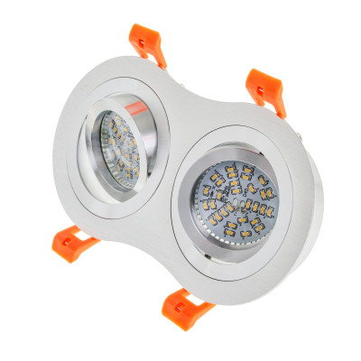 Поворотный точечный светильник Brille 40W HDL-DT 108 Серебристый 36-253 Поворотный точечный светильник Brille 40W HDL-DT 108 Серебристый 36-253