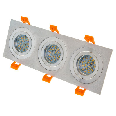 Поворотный точечный светильник Brille 40W HDL-DT 109 Серебристый 36-257
