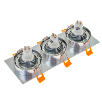 Поворотный точечный светильник Brille 40W HDL-DT 109 Серебристый 36-257 Поворотный точечный светильник Brille 40W HDL-DT 109 Серебристый 36-257