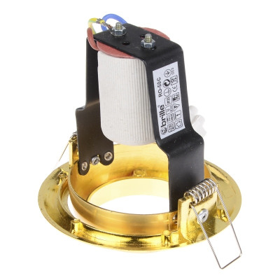 Поворотный точечный светильник Brille 60W RO-50 Золотистый 161252 Поворотный точечный светильник Brille 60W RO-50 Золотистый 161252