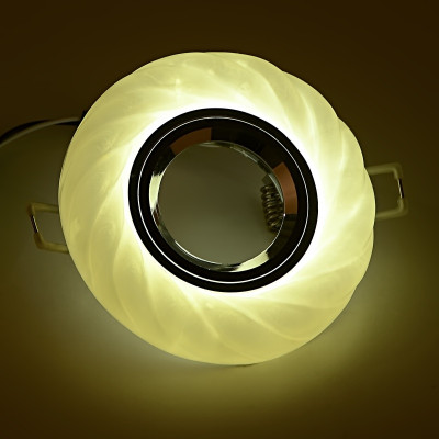 Точечный светильник с подсветкой Brille HDL-G231 Белый 36-071 Точечный светильник с подсветкой Brille HDL-G231 Белый 36-071
