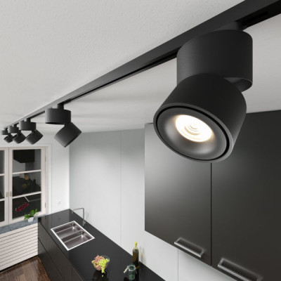 Светильник трековый LED Brille 12W KW-229 Черный Светильник трековый LED Brille 12W KW-229 Черный