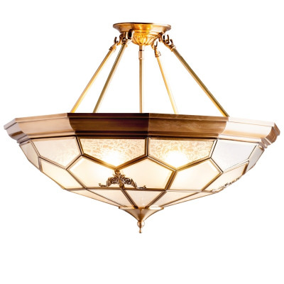 Светильник уличный потолочный Brille 40W BL-641 Латунь Светильник уличный потолочный Brille 40W BL-641 Латунь